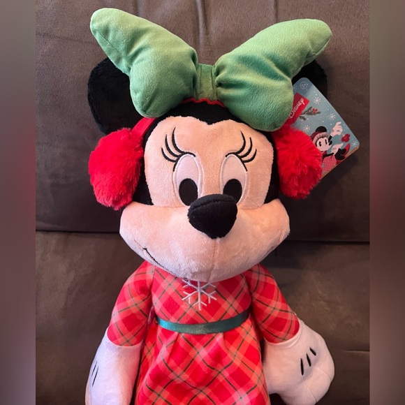 Disney Minnie Mouse Holiday 20” Plush, NWT - Picture 3 of 5
